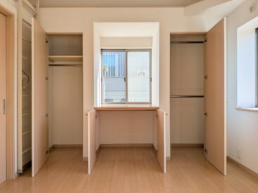 収納スペースも充実。ロフト部分も収納スペースとしてご活用ください。