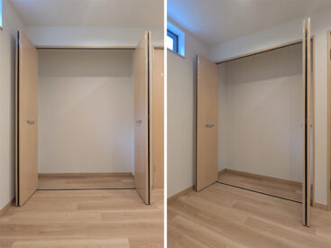 こちらもしっかりクローゼット。