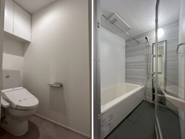 トイレとお風呂。