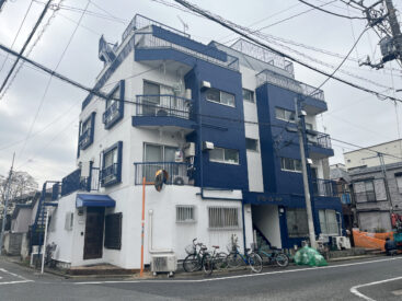 1980年築。環七のガヤガヤした様子は感じず安心できました。